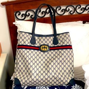 Vintage Gucci Monogram XL shoulder bag tote